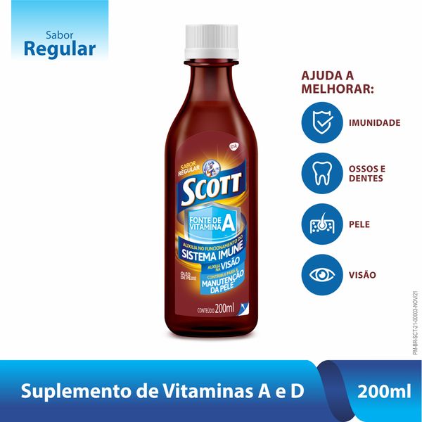 Emulsão Scott Tradicional 200ml