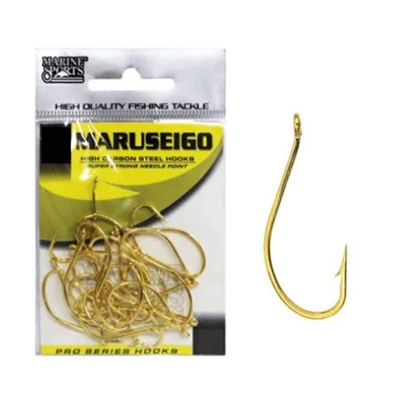 Anzol Marine Sports Maruseigo Gold Dourado Tamanho N30