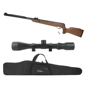 Carabina Pressão Naja 2.0 Wood 4,5 Gas Ram+luneta 4x32+ Capa