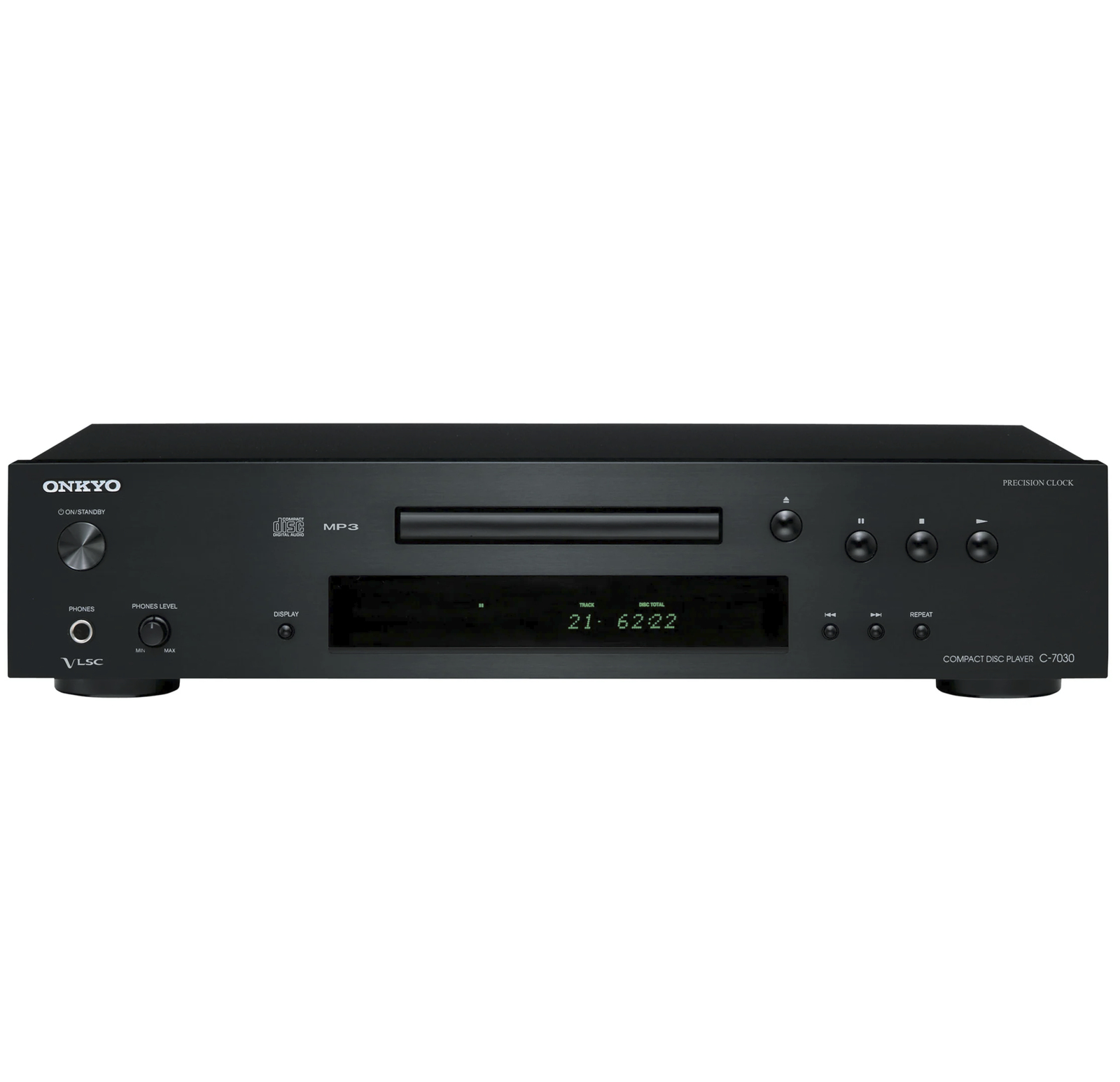 CD player Onkyo C-7030 Com Saídas RCA, Óptica e Coaxial Preto- 120v