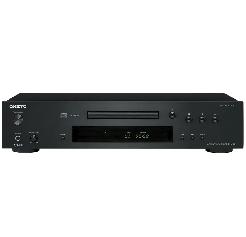 CD player Onkyo C-7030 Com Saídas RCA, Óptica e Coaxial Preto- 120v