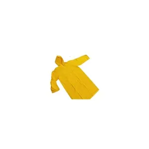Capa de Chuva Forrada Plastcor do Brasil GG com Manga e Capuz em PVC com Forro em Poliéster Amarela Capa de Chuva Forrada Plastcor GG com Manga em PVC Poliéster Amarela