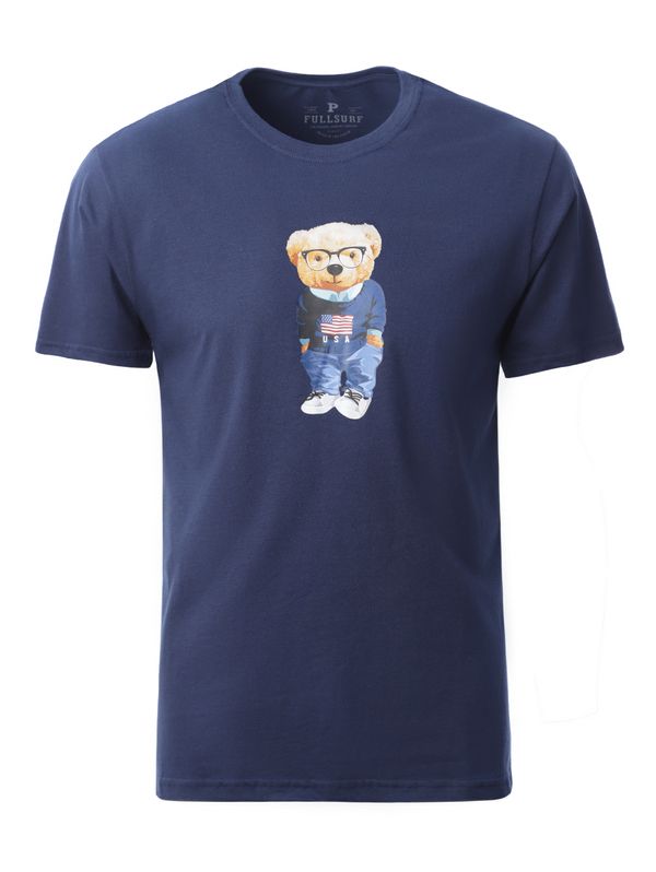 Camiseta Manga Curta Full Surf Masculina MARINHO GG