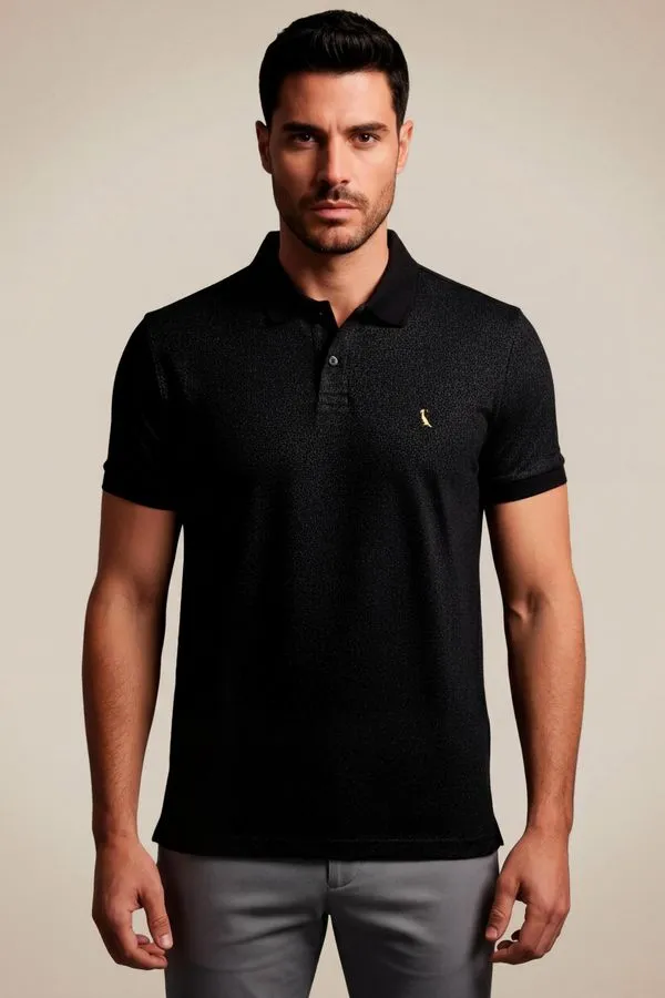 Polo New Jazz Denim Preto - P