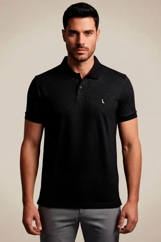 Polo New Jazz Denim Preto - P