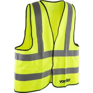 Colete Refletivo Tipo Blusão sem Bolso Amarelo CV 102 - VONDER