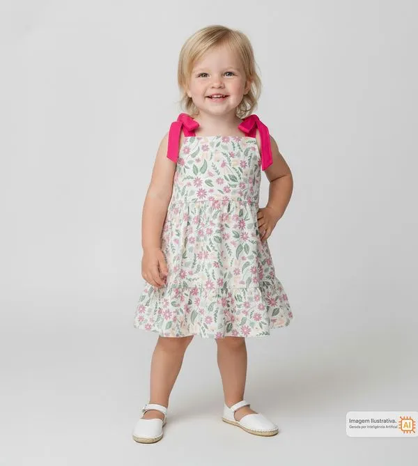 Vestido Floral Pink Pink - G