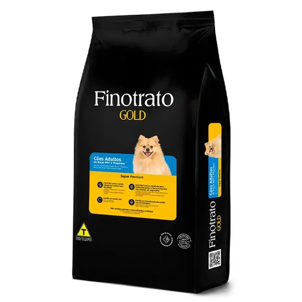 Ração Cães Adultos Finotrato Gold Raças Mini E Pequenas 1kg (MP)