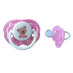Chupeta Big Para Bebe Bico Redondo Fase 2 Baby Nany 1 Unidade Rosa