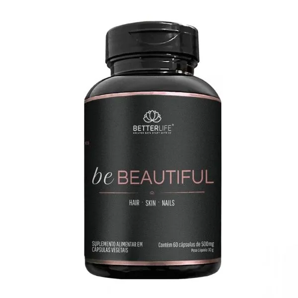 Be Beautiful Hair Skin Nail Betterlife 500Mg 60caps