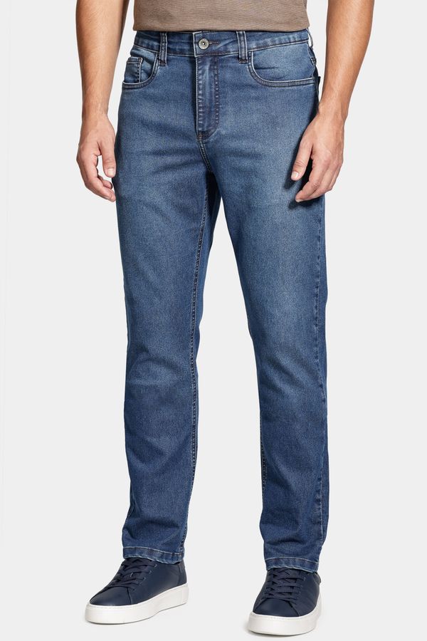 Calça Jeans Slim Azul Escuro Azul Escuro - 38