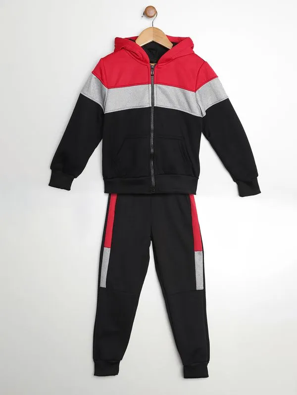 Agasalho Malha Com Capuz Infantil Para Menino - PRETO 4