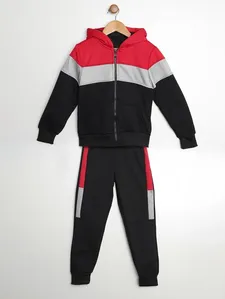 Agasalho Malha Com Capuz Infantil Para Menino - PRETO 4