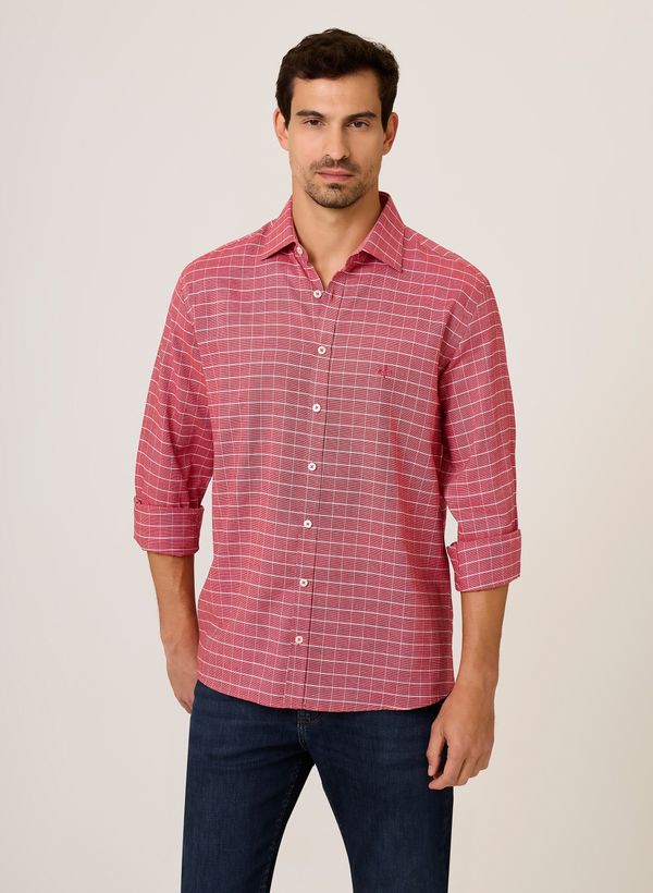 Camisa Comfort Fit Oxford Xadrez Dudalina Masculina 8