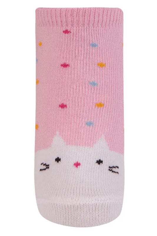 Meia Infantil Cano Longo Antiderrapante Trifil LD Tamanho: 12 | Cor: Rosa
