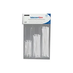 Abracadeiras T18R T30R T50R 125un Branco Hellermanntyton