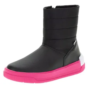 Bota Infantil Comfy XP 21 Pampili - 667041 PRETO/ROSA 35