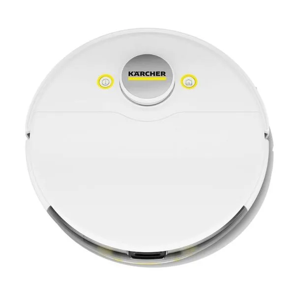 Robô Aspirador de Pó Karcher RCV 5 com Mapeamento a Laser e Função MOP Seco e Molhado Bivolt Robô Aspirador De Pó Kärcher RCV 5 - Bivolt