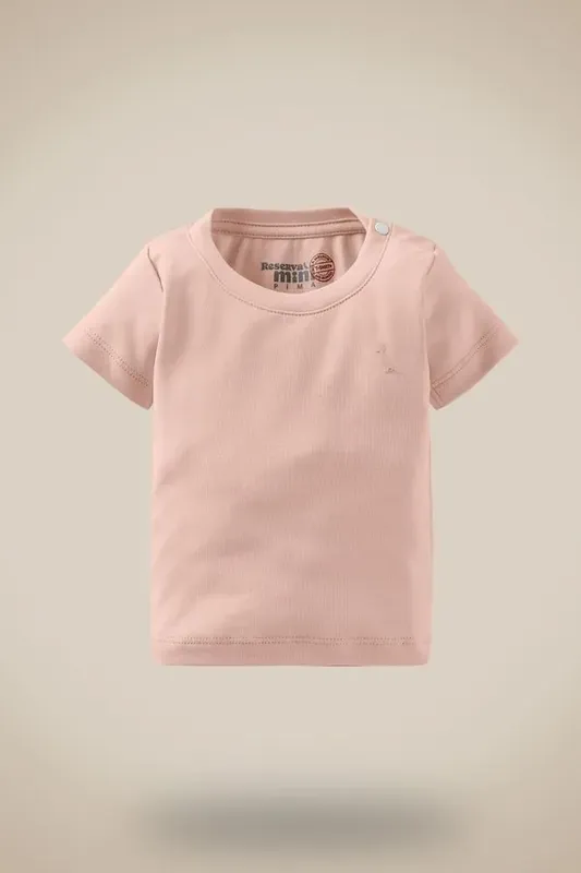 Camiseta Pima Mc Bb Melhor Do Mundo Rosa Lotus - 1