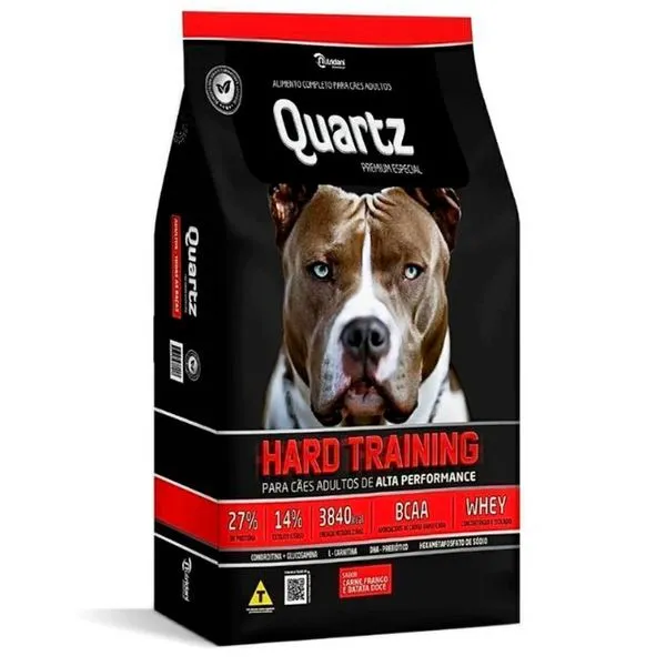 Ração Quartz Para Cães Adulto Premium Hard Training 15kg (MP)