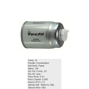 Filtro De Combustivel Fiat Ducato Iveco Daily Tecfil Psc496