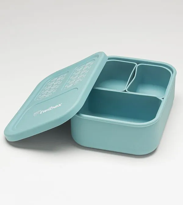 Lancheira Bento Box Silicone Azul Twibex Azul