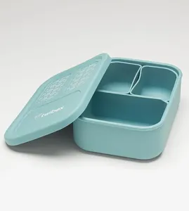 Lancheira Bento Box Silicone Azul Twibex Azul