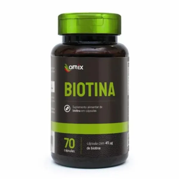 Biotina Omix 70 cápsulas