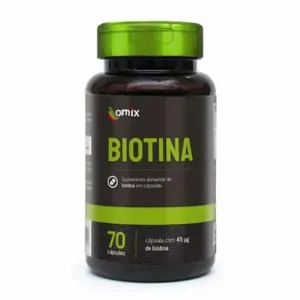 Biotina Omix 70 cápsulas