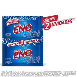 Sal de Frutas Eno Pó Sabor Tradicional 2 Envelopes 5g