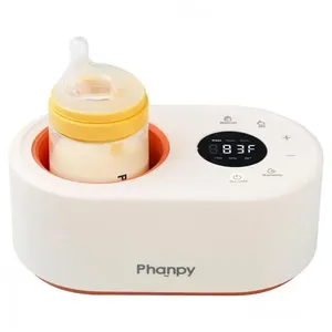 Aquecedor de Mamadeira 12 em 1 Multifuncional sem Água para Leite Materno, Phanpy, Laranja