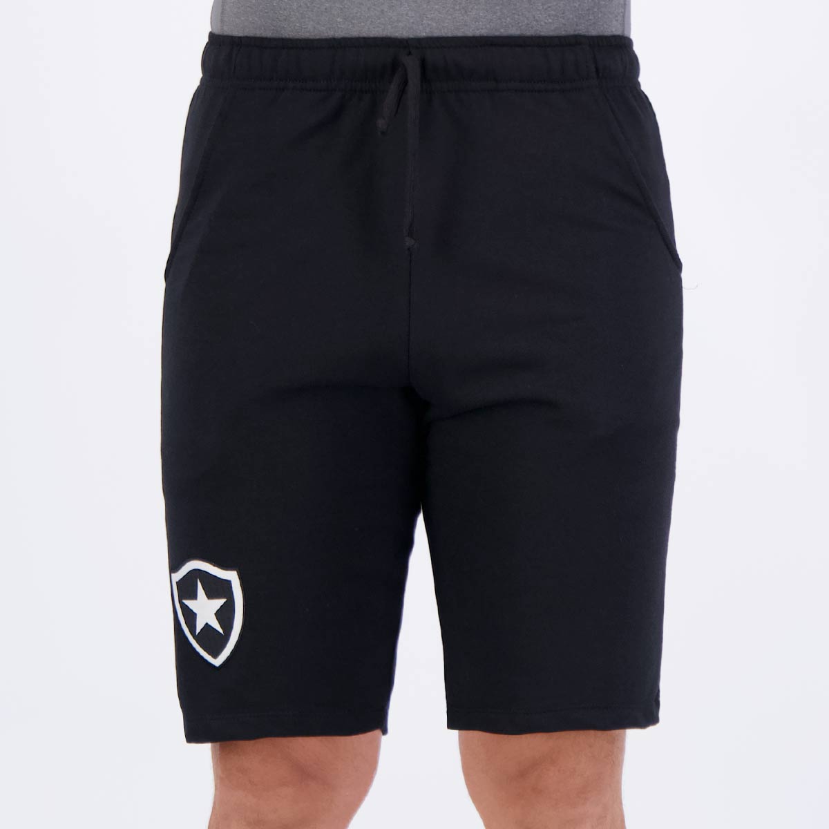Bermuda Botafogo Retrô Preta