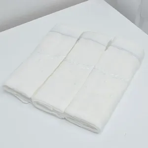 Kit Fralda de Ombro Bordada Clássicos com 3un - 3186 Branca