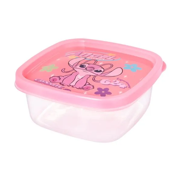 Pote Quadrado Angel Plástico 580ml 18167 - Plasútil
