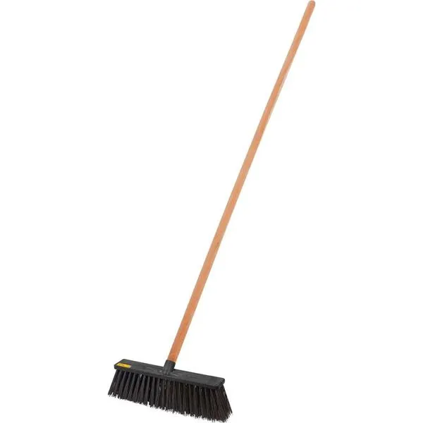 Vassoura Tipo Gari Cepa e Cerdas Plásticas 40 cm com Cabo - VONDER