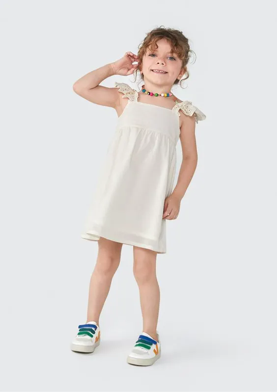 Vestido Infantil Toddler - Amarelo 001