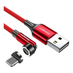 Cabo Essager USB Para Lightning 2M Rotate Vermelho (MP)