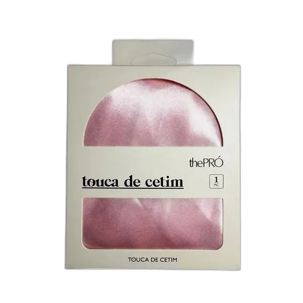Touca de Cetim The Pro Rosa Touca The Pro De Cetim