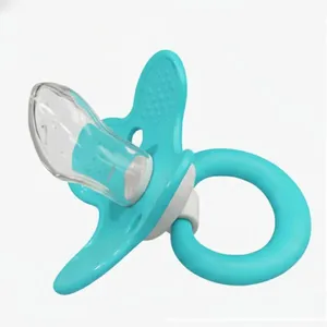 Chupeta Rendinha Bico Anatômica Assimetrica Macia Silicone Verde
