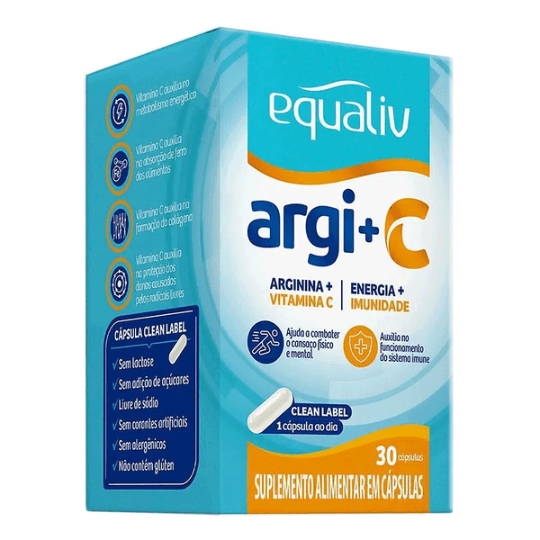 Equaliv Arg + C 30 cápsulas