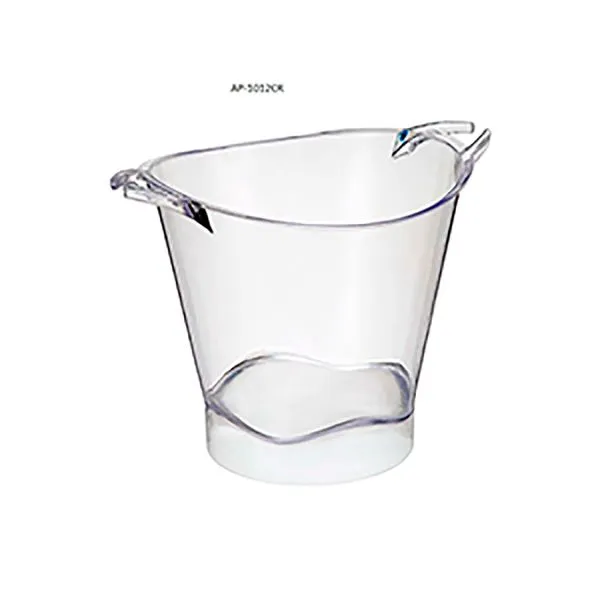 Balde de Gelo de Plástico Cristal 4,5 Litros AP1012CR - Plastifesta