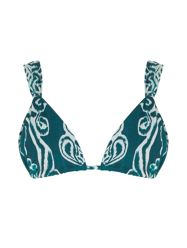 Top Cortininha Estampado Antibes VERDE M