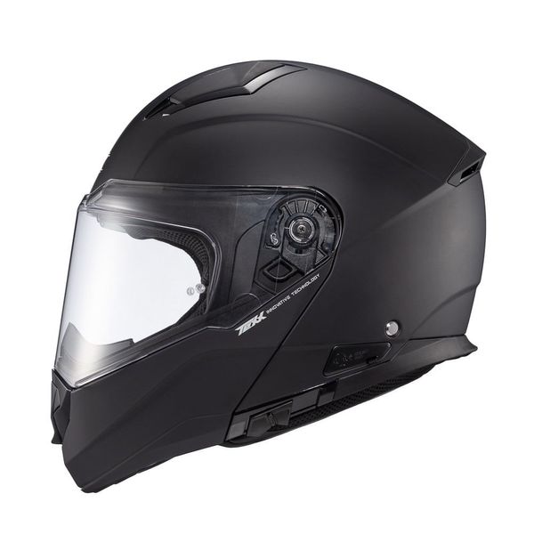 Capacete Texx Escamoteável Kratos Sólido Preto Fosco 61 (MP)