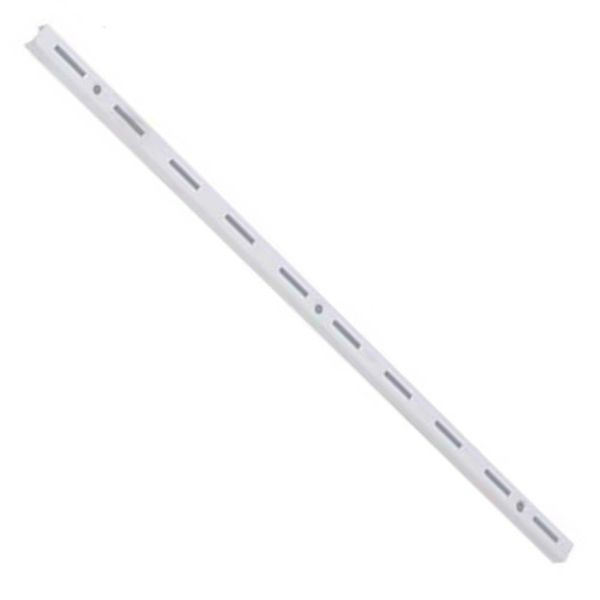 Trilho Simples De Aço Para Prateleira 50cm Branco - Ts-50-br - Multivisão