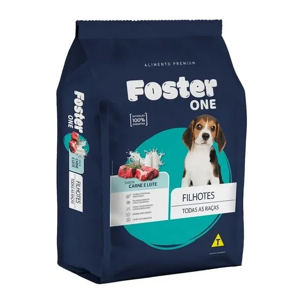 Ração Foster Filhote Carne e Leite 1kg