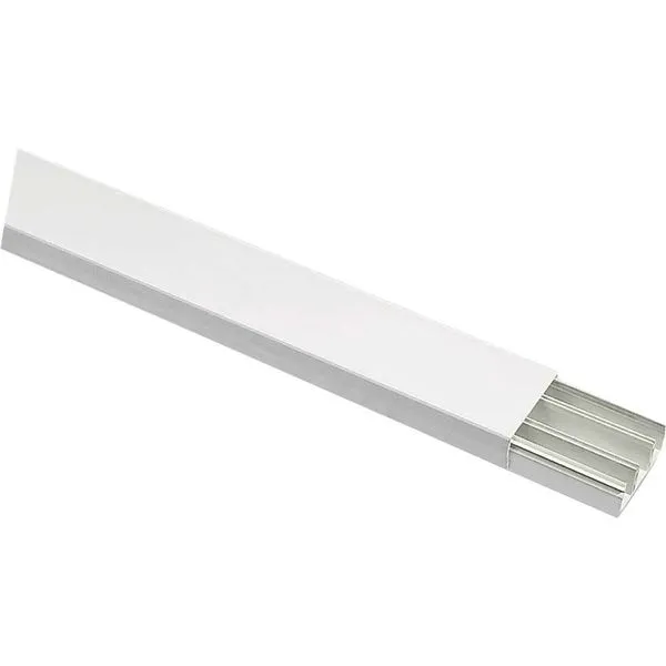 Canaleta PVC 40x10x2000 mm Branca com divisória - Tramontina
