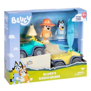 BLUEY E MÃE COM QUADRICICLO NA PRAIA - MOOSE