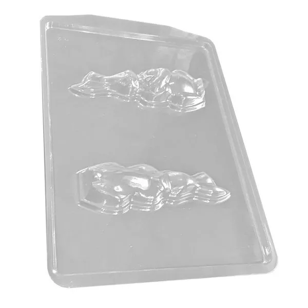 Forma De Silicone Coelho Braços Cruzados - 4cm X 11,4cm