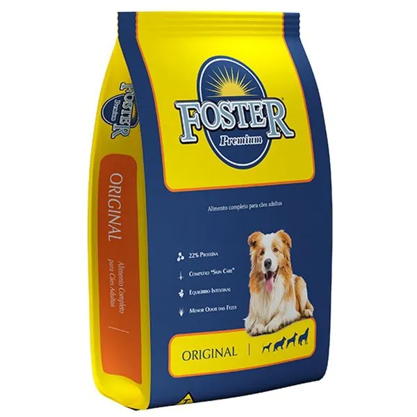 Ração Cachorro Foster Original Carne Adulto 7kg