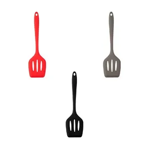 Espátula Vazada em Silicone e Nylon 29,5x7,5cm - honeyhome